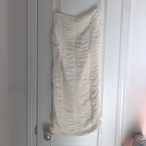 Drawstring Mini Dress